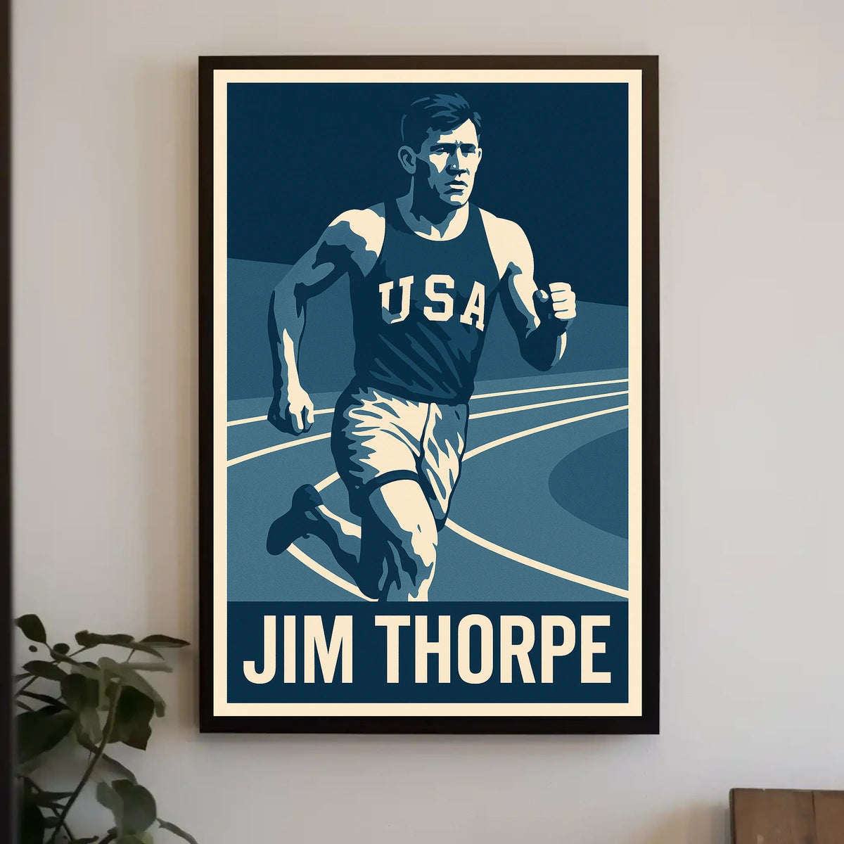 Jim Thorpe Athletic Legend Poster