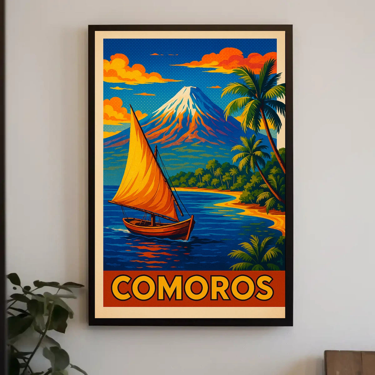 Comoros Island Paradise Poster
