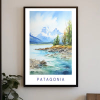 Patagonian Landscape Scenic View National Park Poster PosterGoat