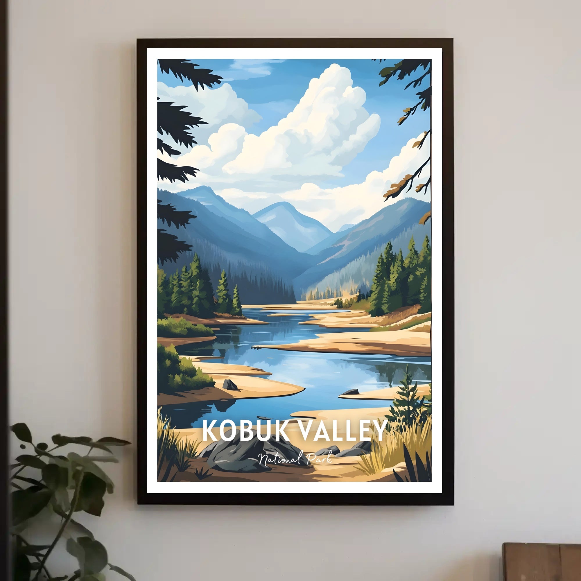 Kobuk Valley National Park Scenic Poster