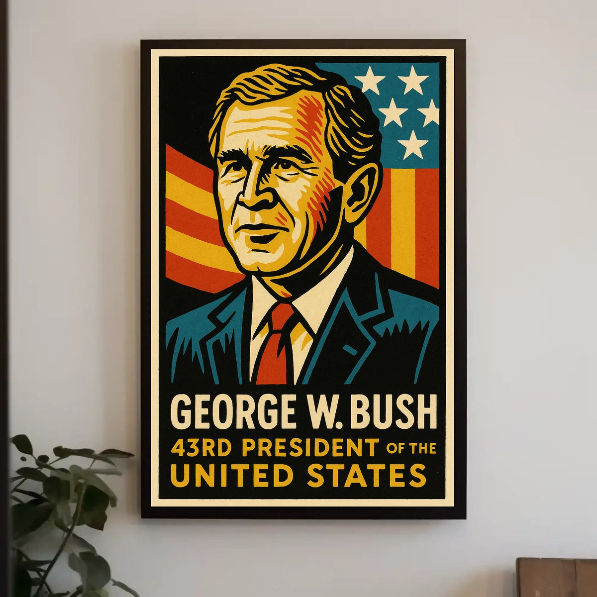 George W. Bush 43rd President Poster