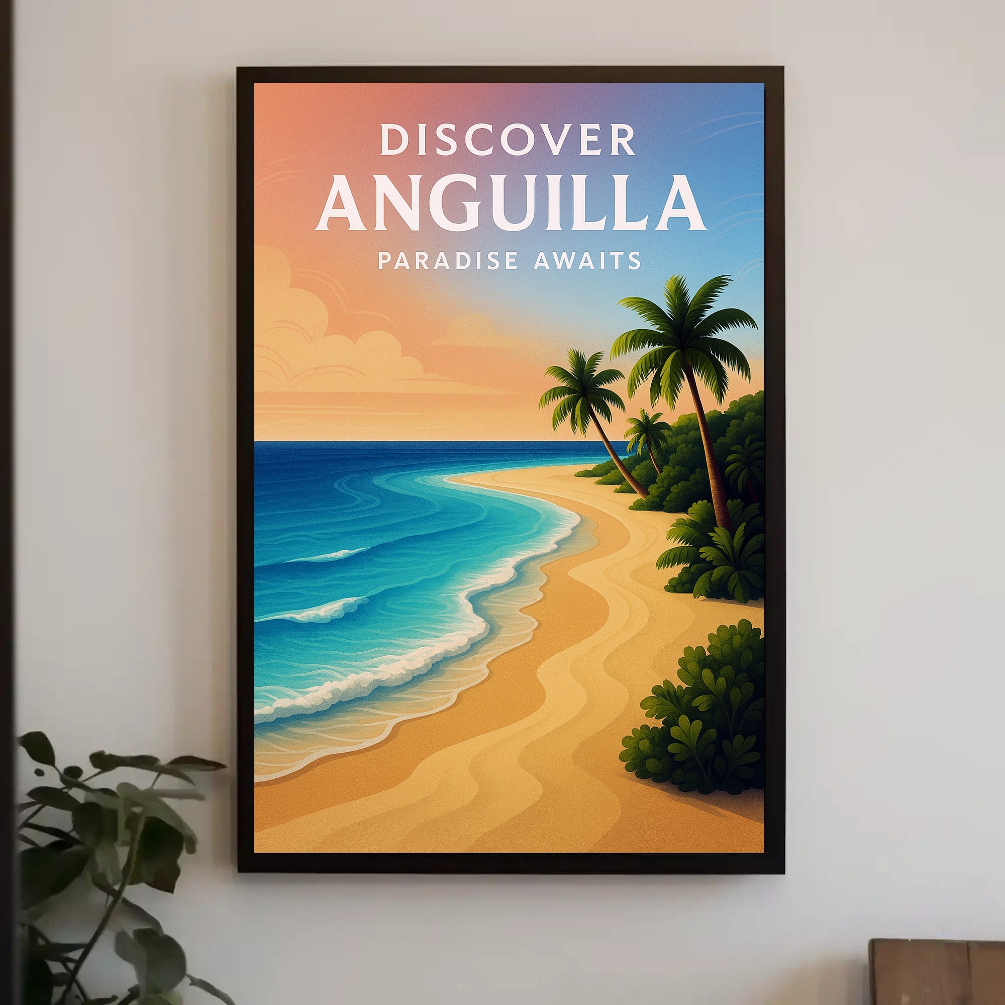 Discover Anguilla Paradise Awaits Poster PosterGoat