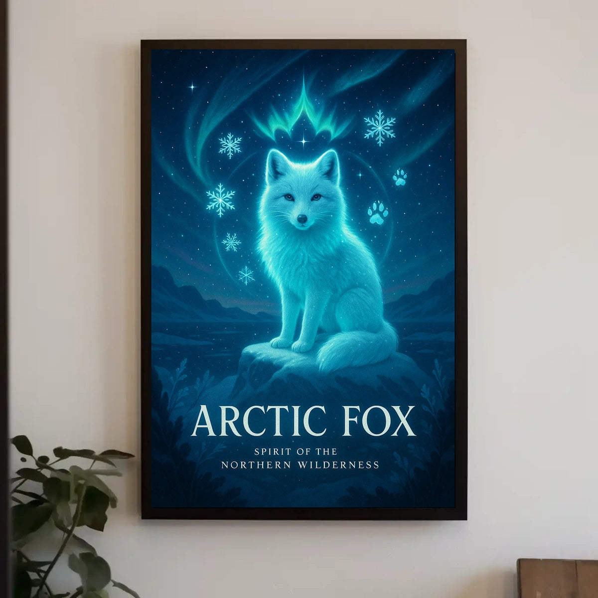 Arctic Fox Spirit of the Northern Wilderness Poster