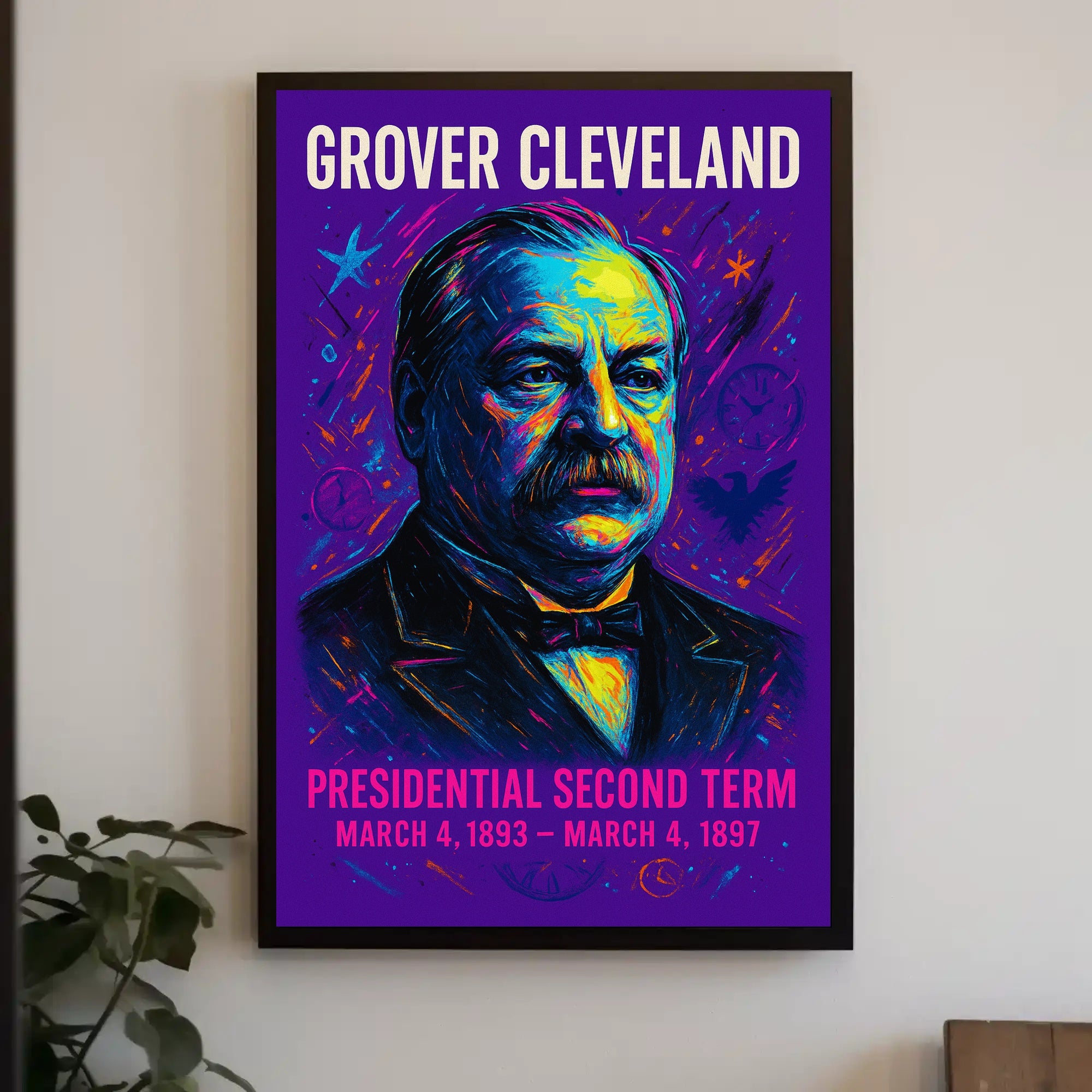 Grover Cleveland Presidential Second Poster