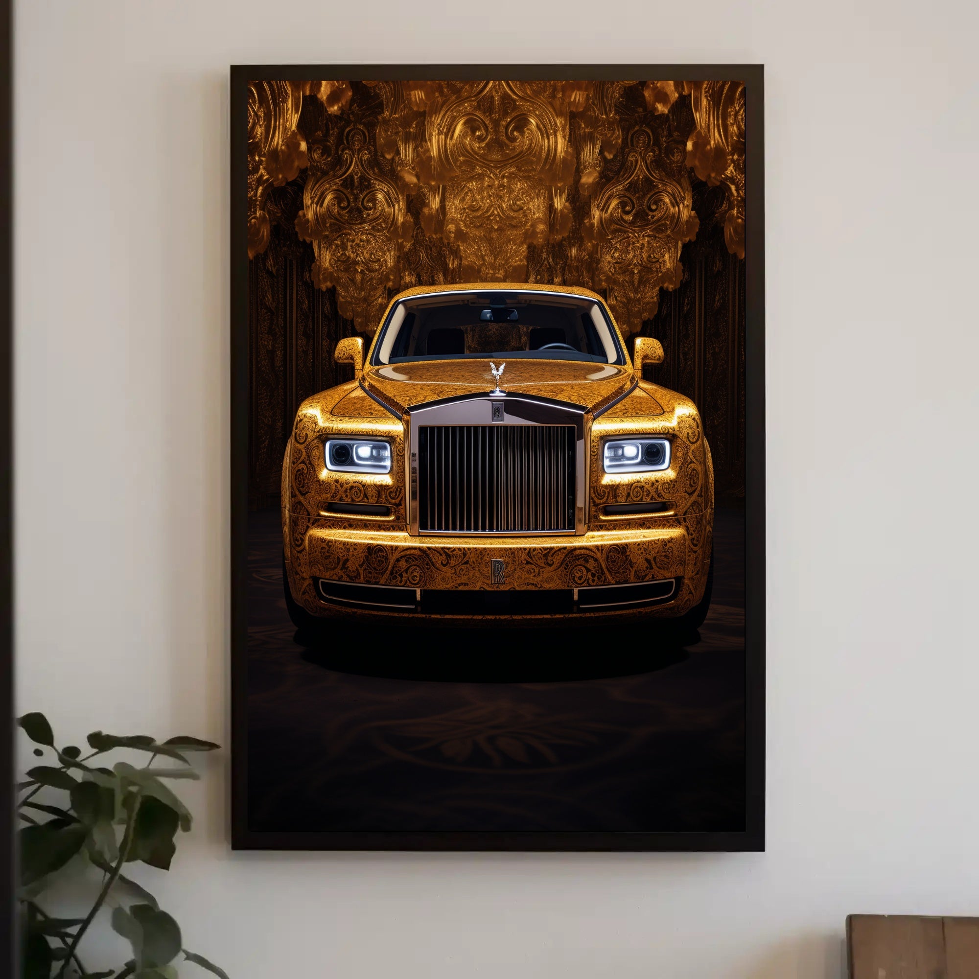 Golden Elegance Poster PosterGoat
