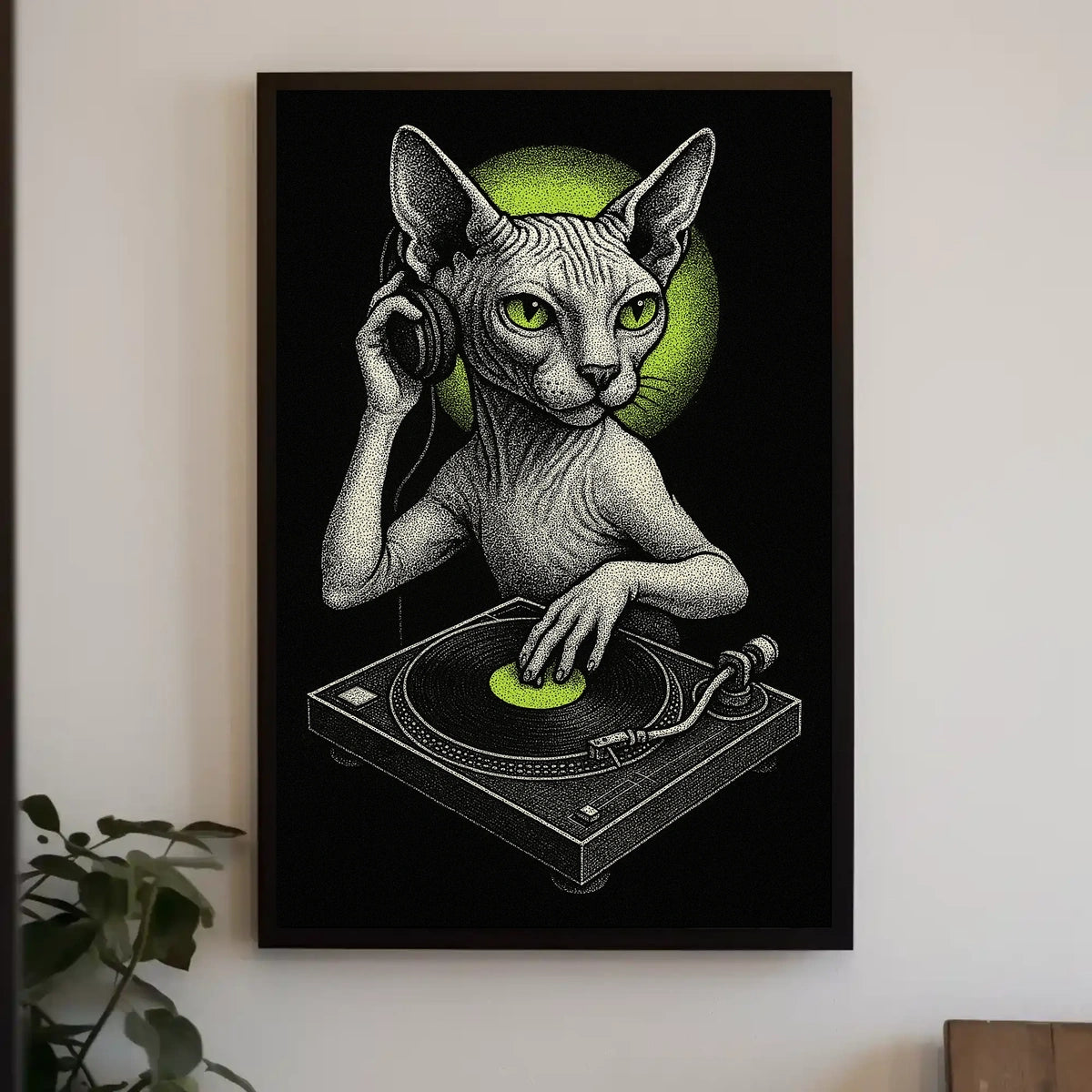 Dj Cat Groove Poster