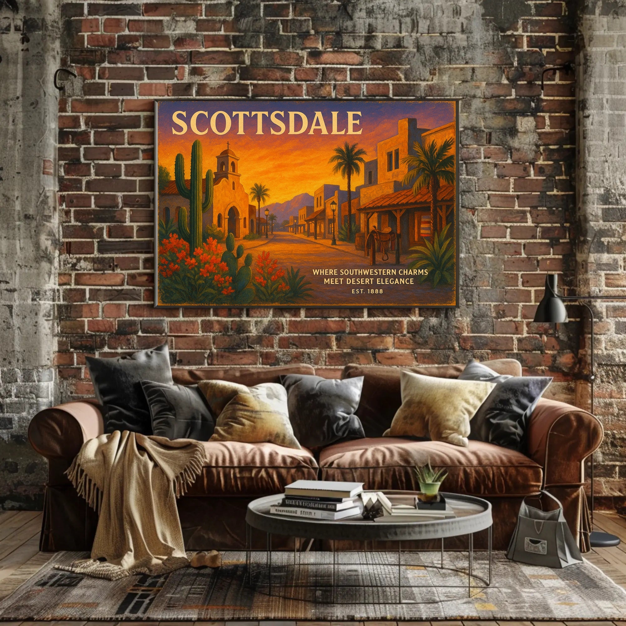 Scottsdale Southwestern Charms Travel Poster