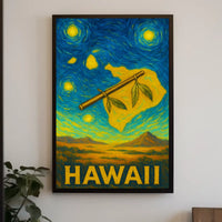 Hawaii Starry Night Poster