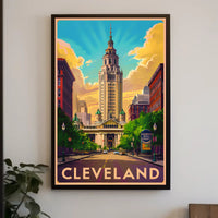 Cleveland Skyline Poster