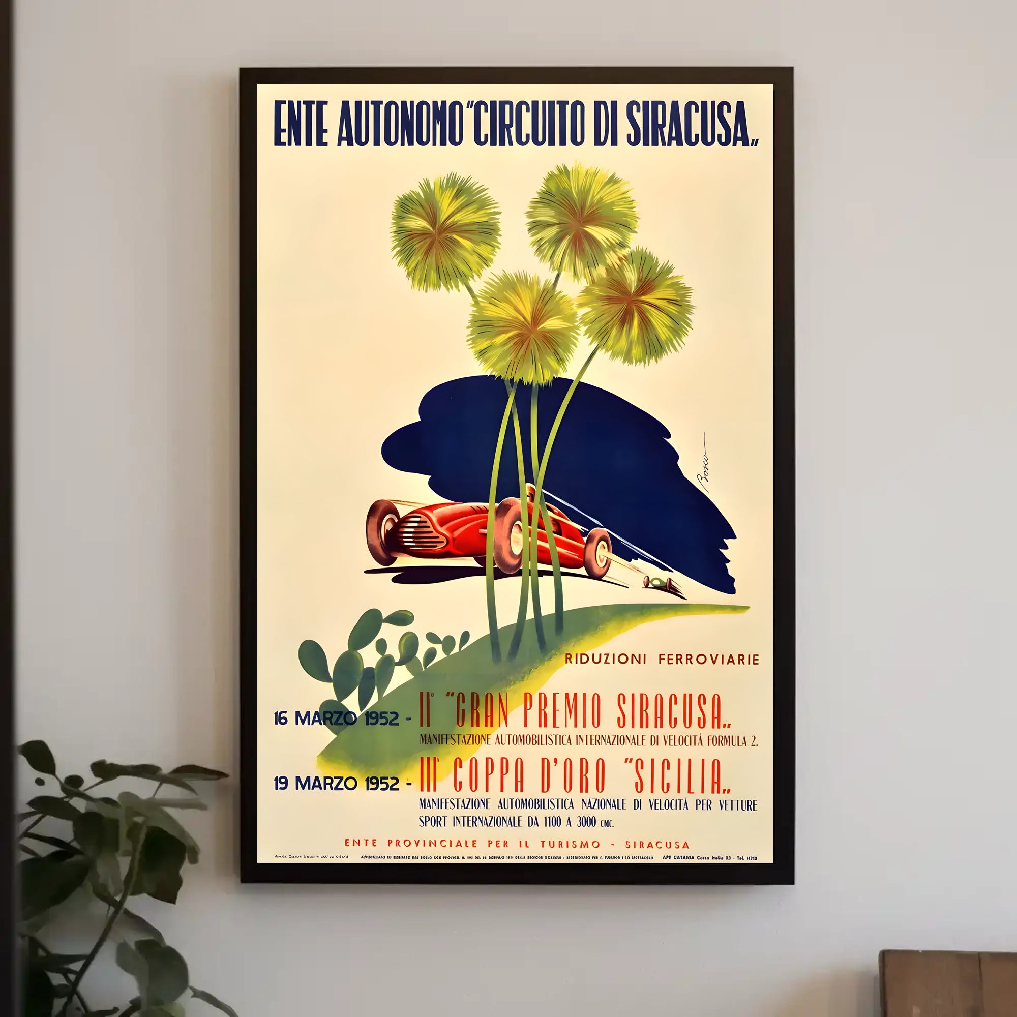 Gran Premio Siracusa 1952 Poster