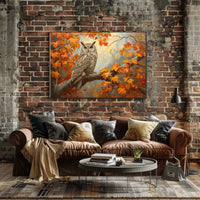 Autumn Owl Poster