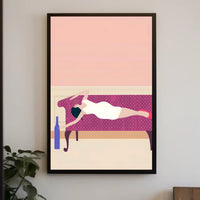 Reclined Elegance Poster
