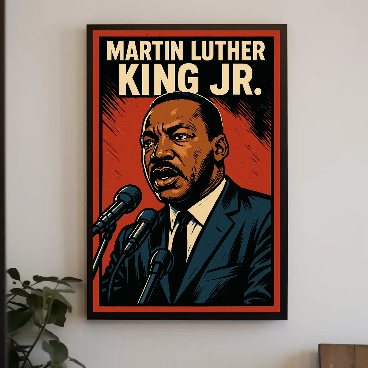 Martin Luther King Jr. Iconic Leader Poster