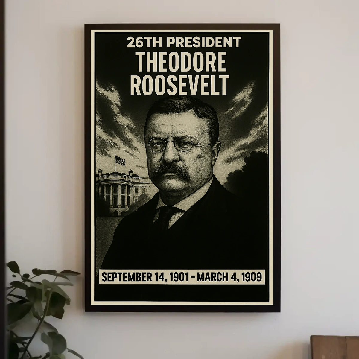 Theodore Roosevelt 26Th President Poster