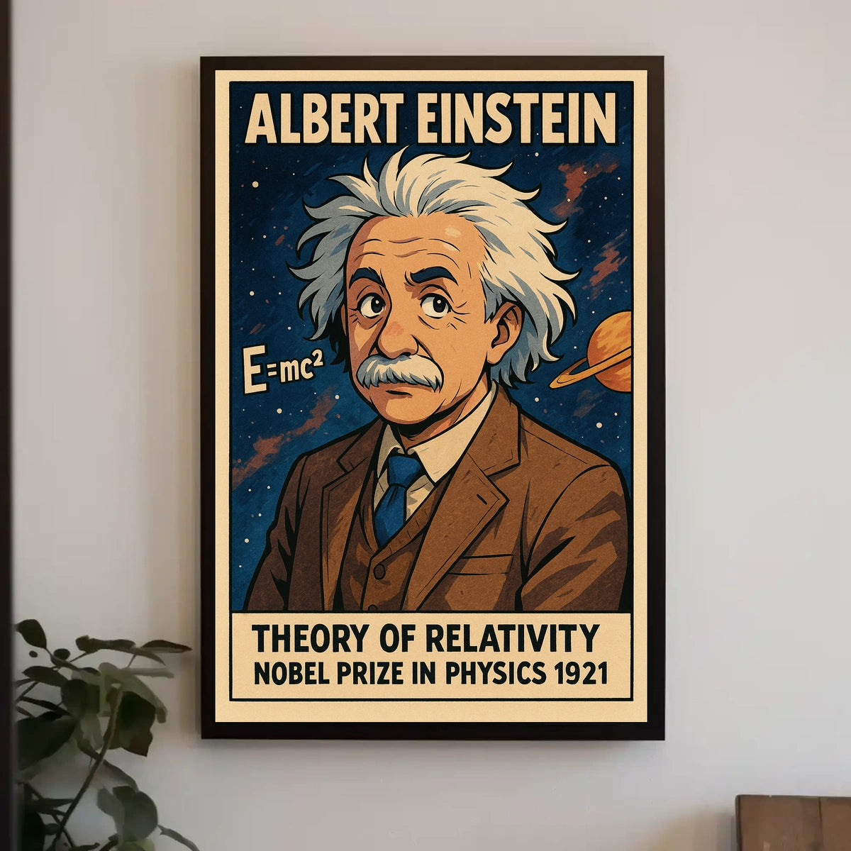 Albert Einstein Theory Of Relativity Poster