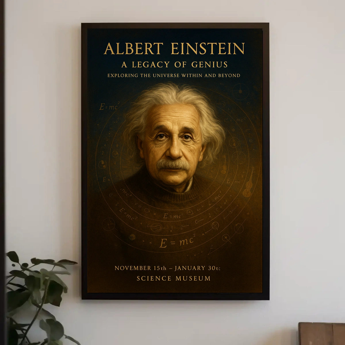 Albert Einstein A Legacy of Genius Poster