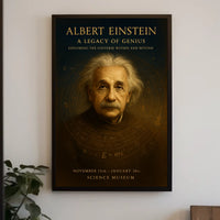 Albert Einstein A Legacy of Genius Poster