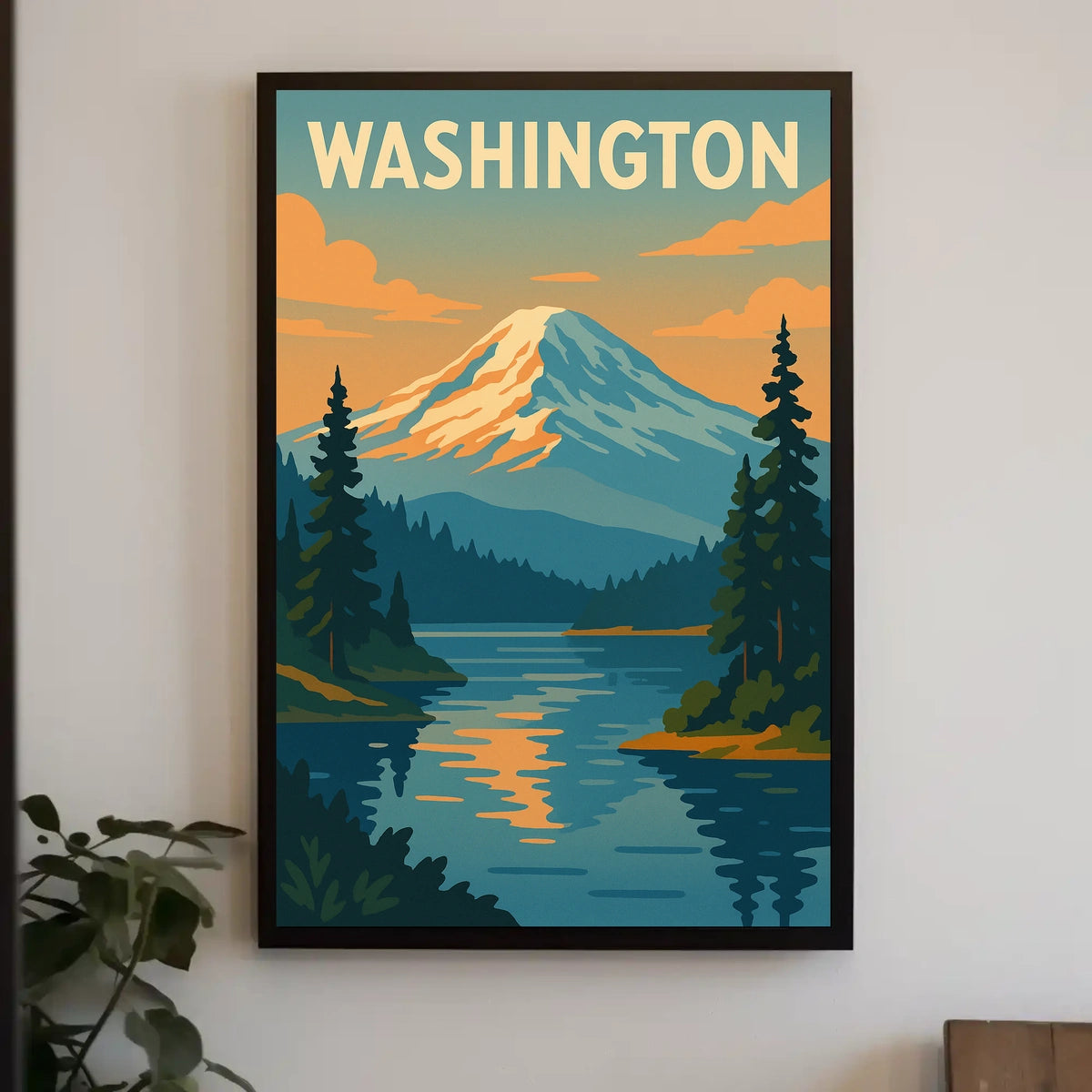Washington Scenic Landscape Poster