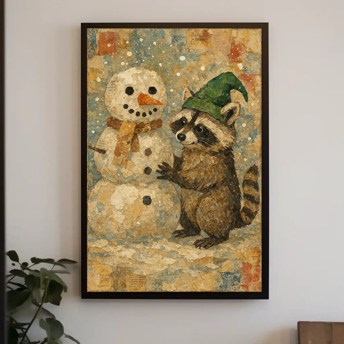 WinterWonderland RaccoonSeascape SnowfieldVistas WildernessRealm Poster