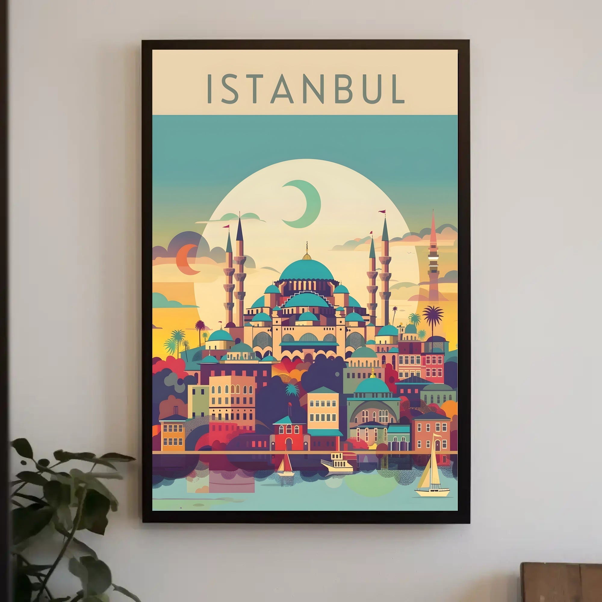 Vibrant Istanbul Poster