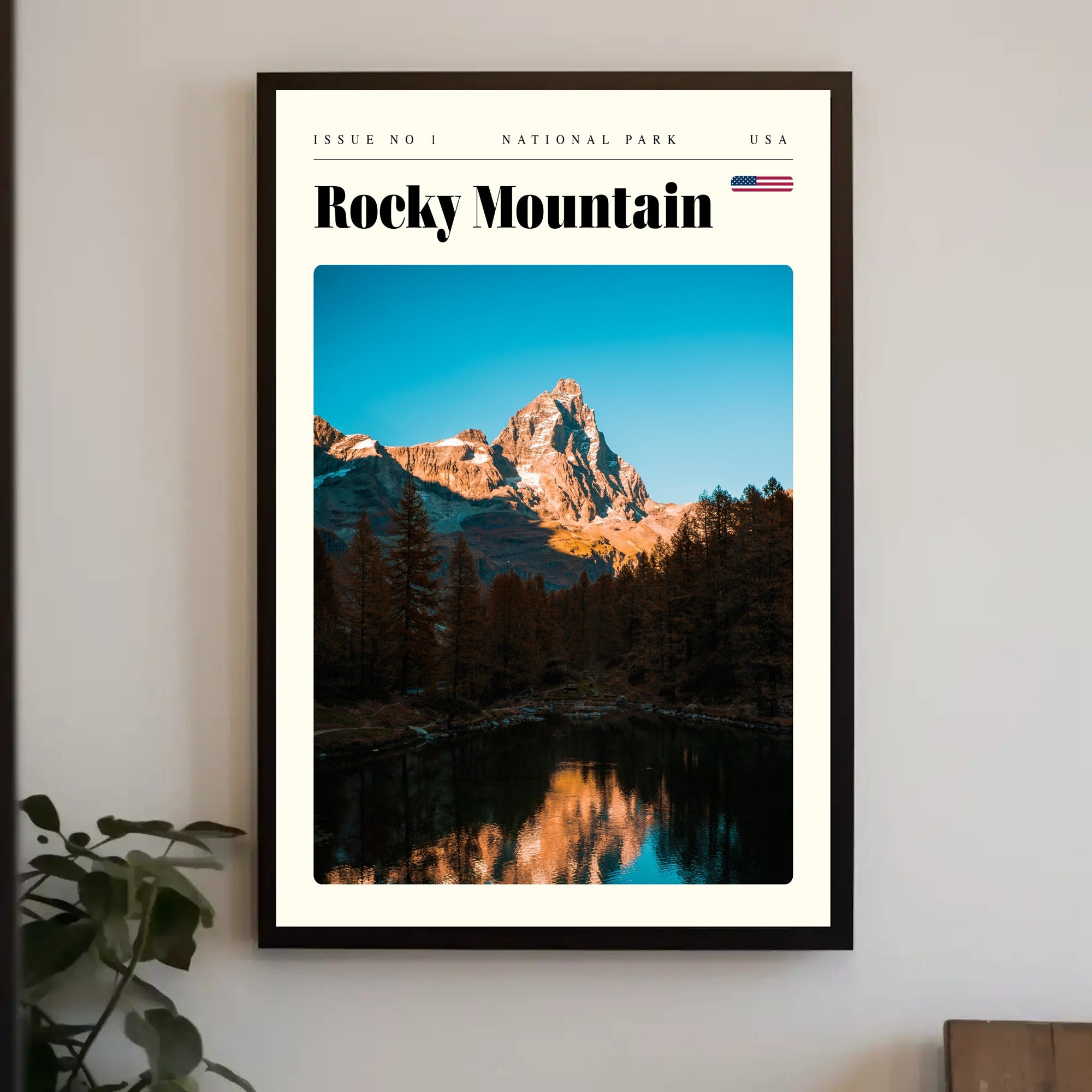 Rocky Mountain National Park Scenic Poster Print