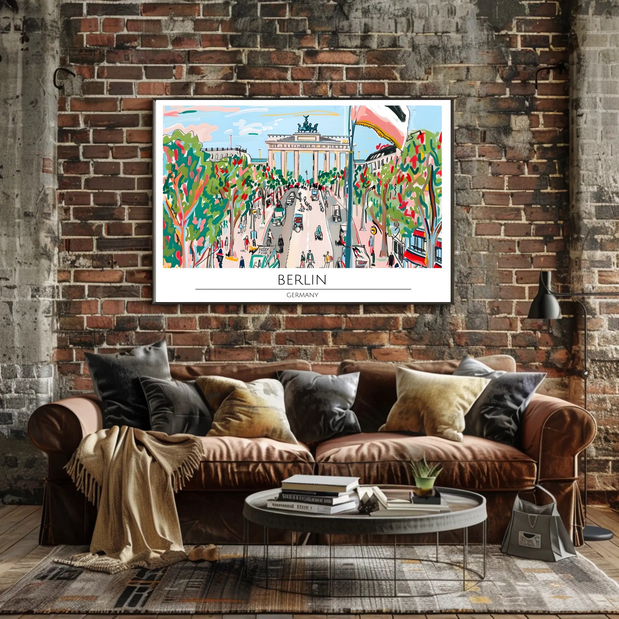 Vibrant Berlin Poster PosterGoat