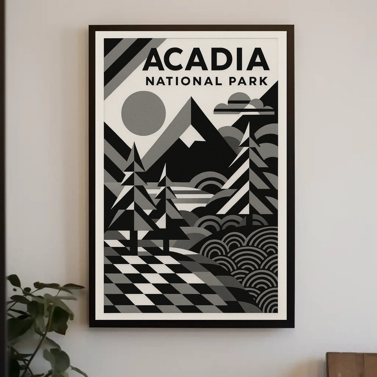 Acadia National Park Travel Lovers Coastal Landscape Poster
