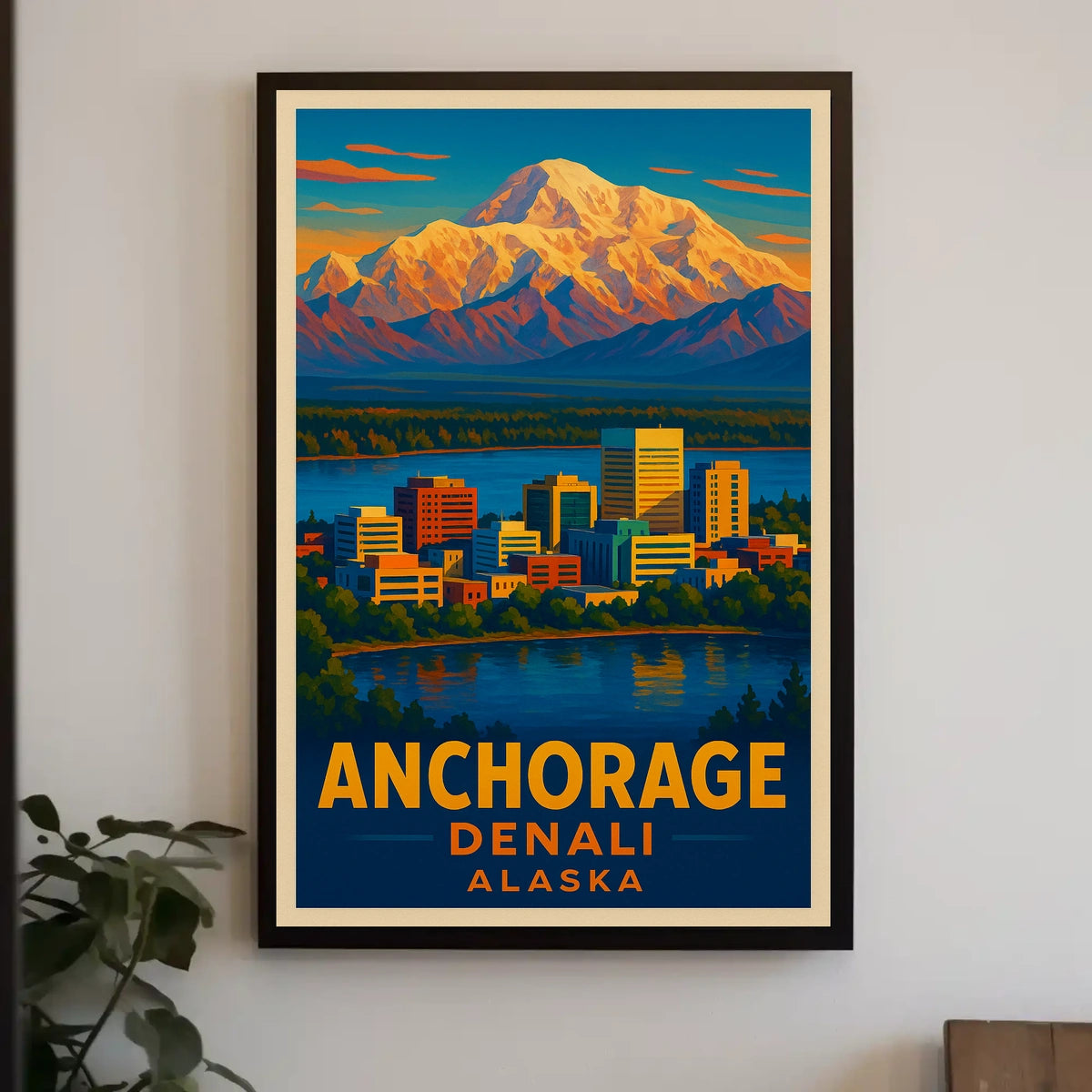 Anchorage And Denali Poster