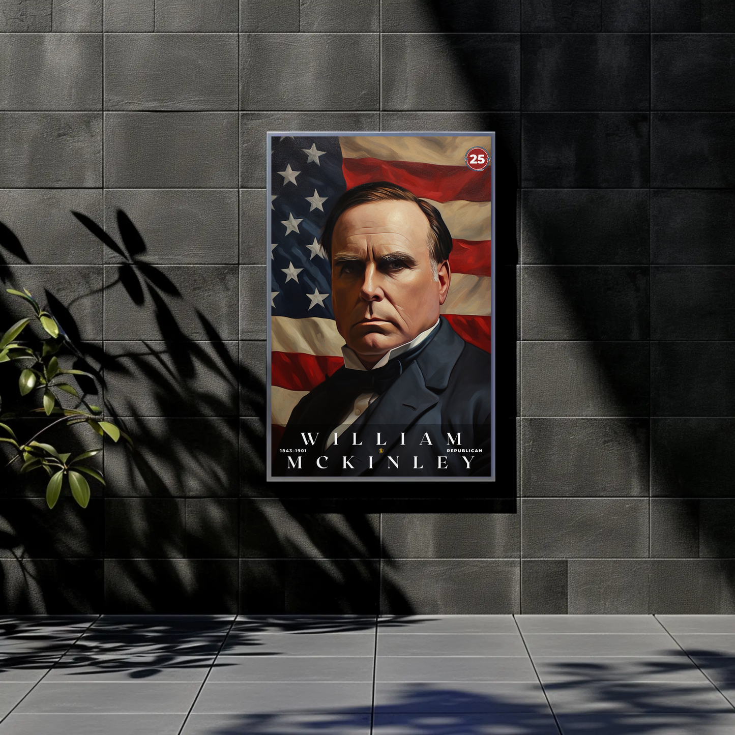 Wiliam McKinley 25th President Of The United States Portrait