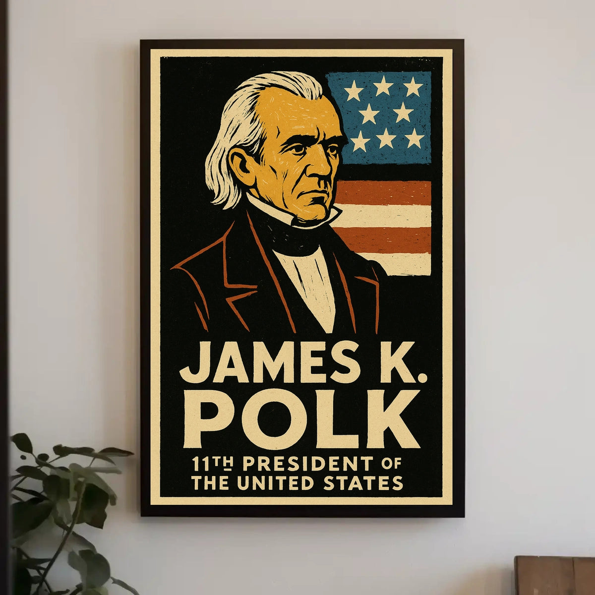 James K. Polk 11th President Poster