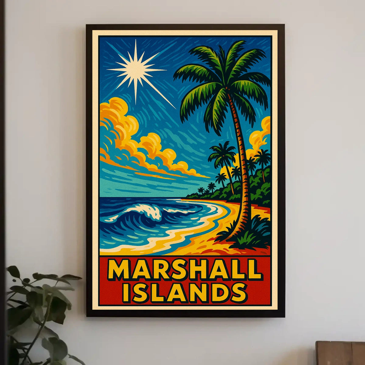 Marshall Islands Paradise Poster
