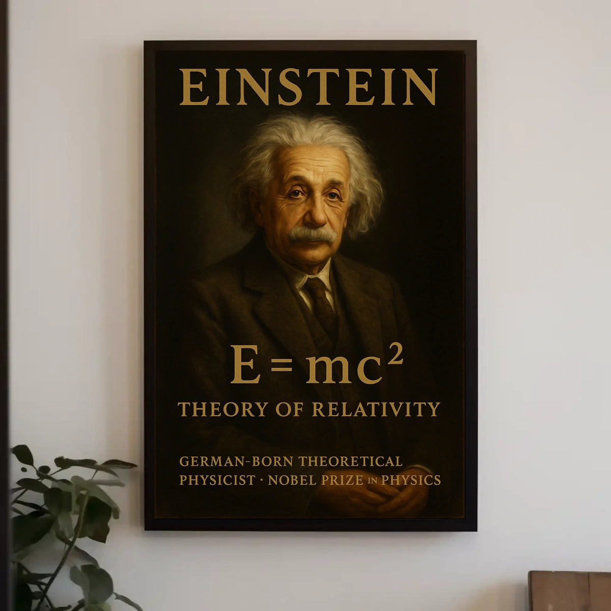 Albert Einstein Theory Of Relativity Poster
