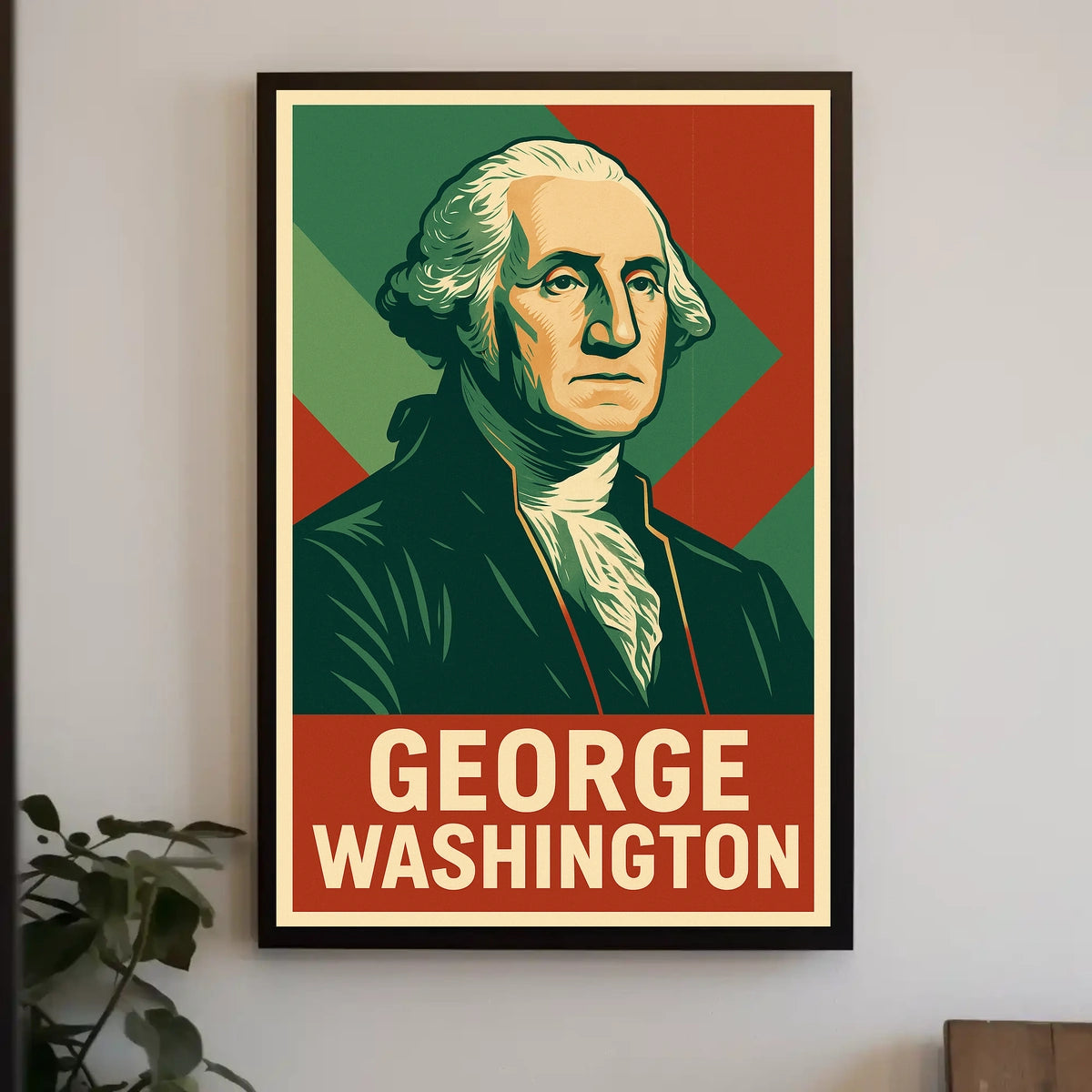 George Washington History Photography Realism Poster