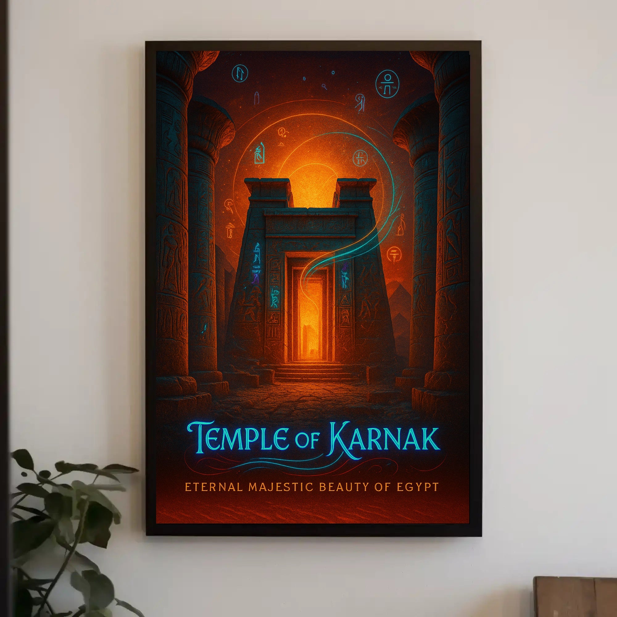 Majestic Temple of Karnak Cultural or Heritage Poster