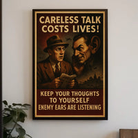 Careless Talk Costs Lives Poster