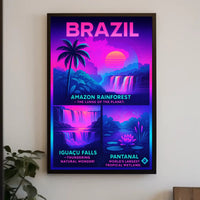 Wonders of Brazil Poster PosterGoat