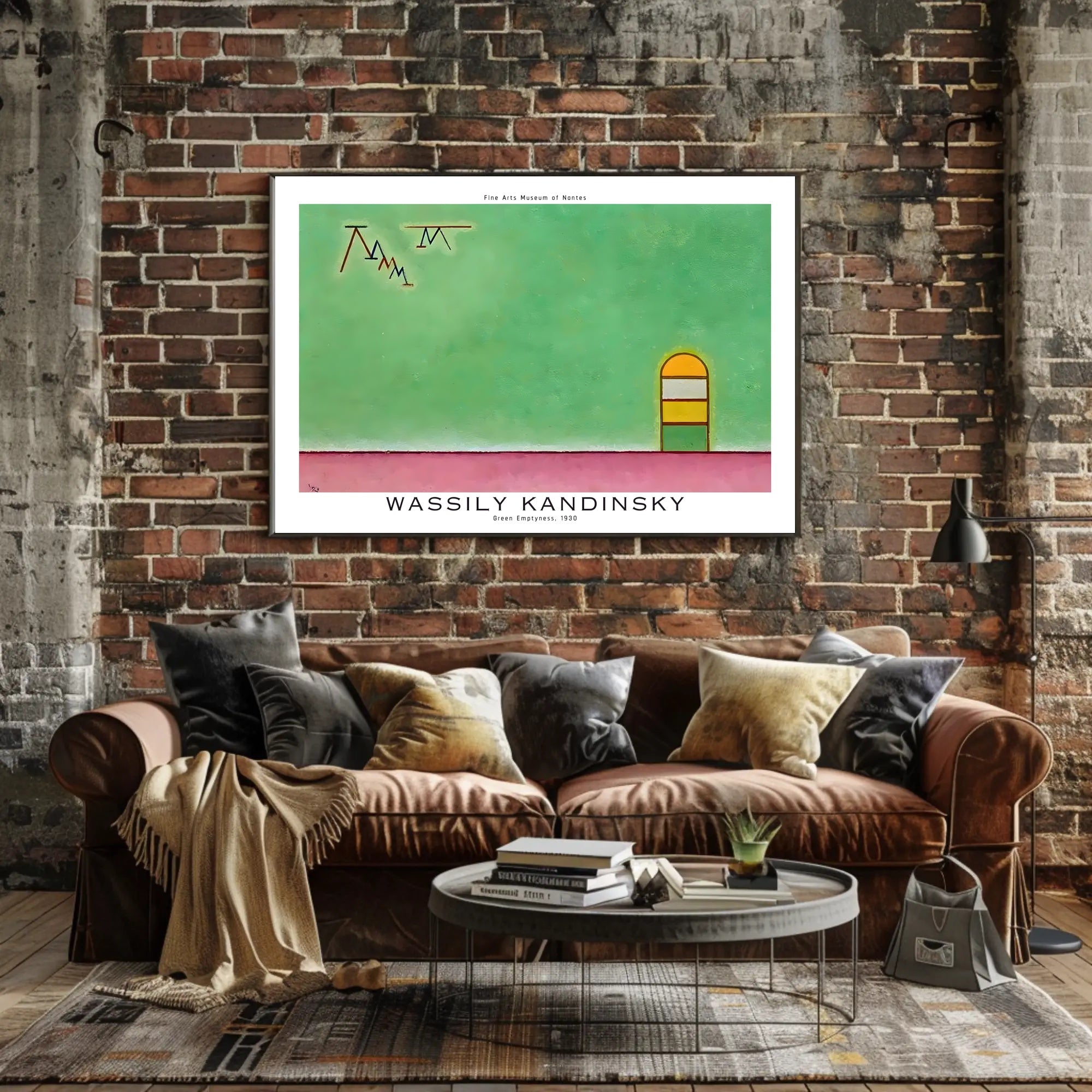 Wassily Kandinsky Green Emptiness Poster