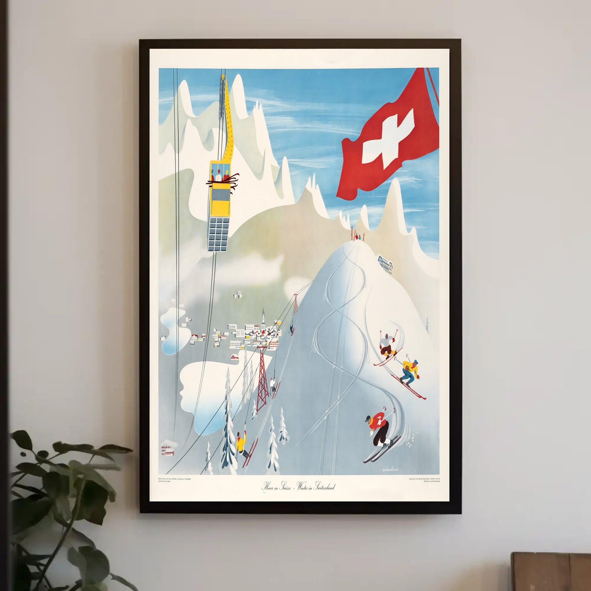 Winter in Switzerland Poster PosterGoat