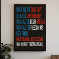 The Right to Bear Arms Poster
