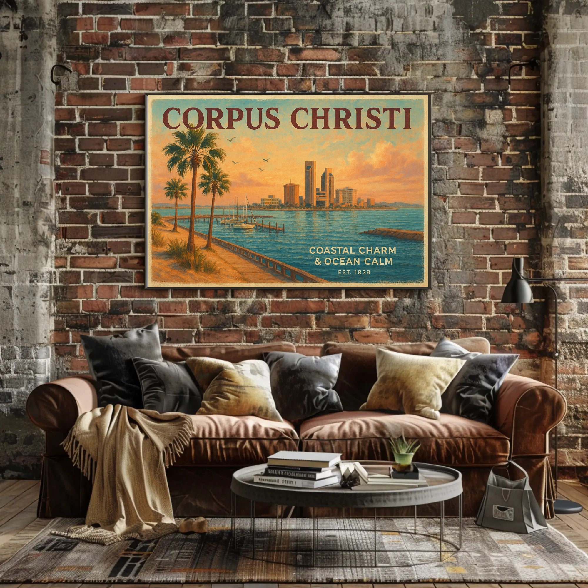 Coastal Serenity Corpus Christi Poster Print
