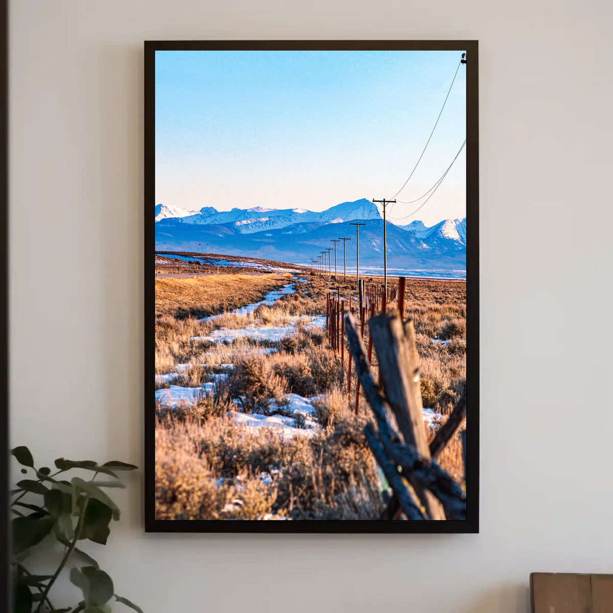 Serene Mountain Landscape Poster