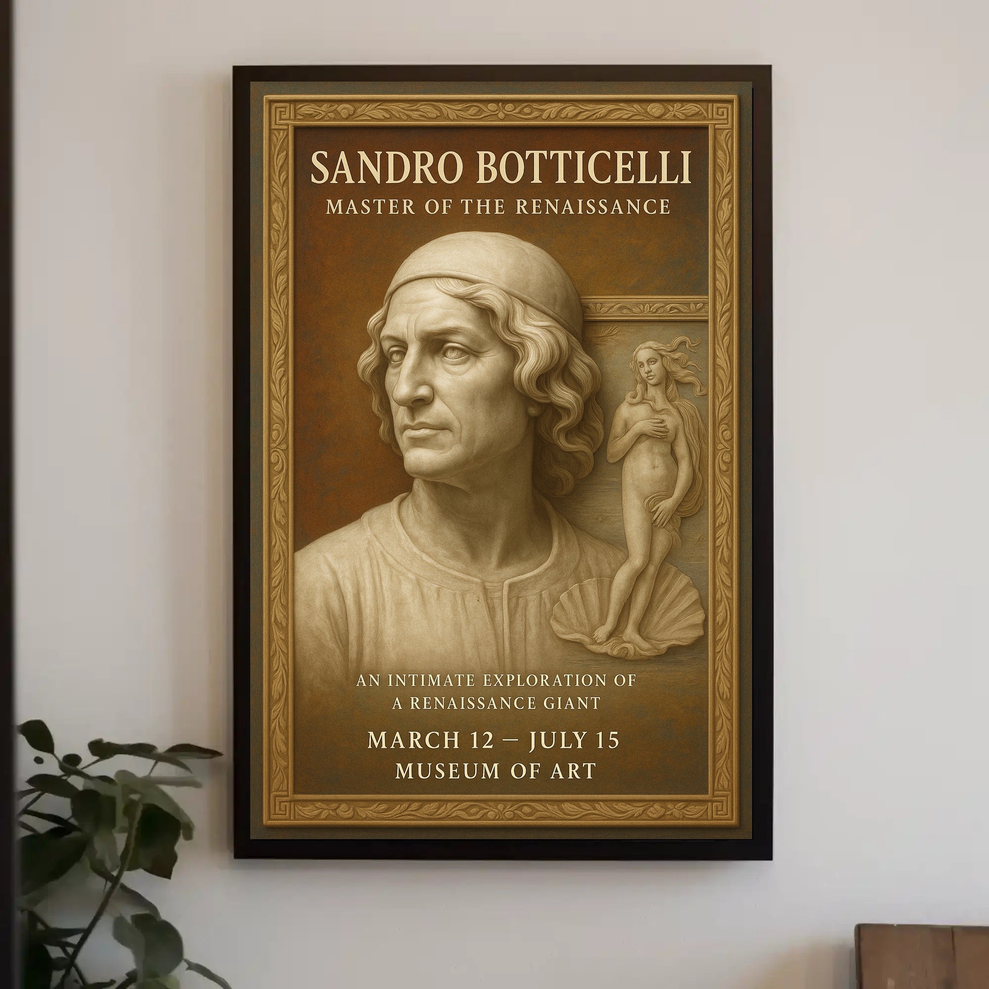 Sandro Botticelli Master of the Renaissance Poster PosterGoat