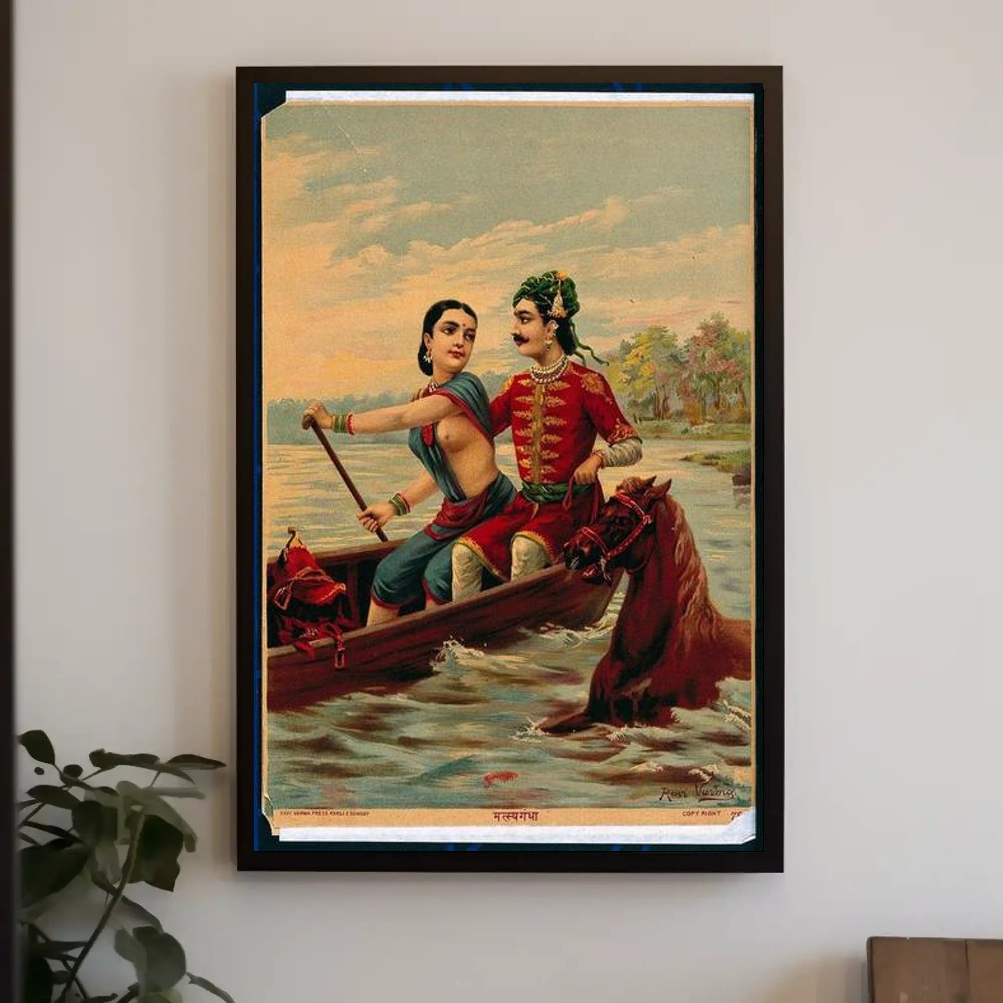 Romantic Boat Ride Poster PosterGoat