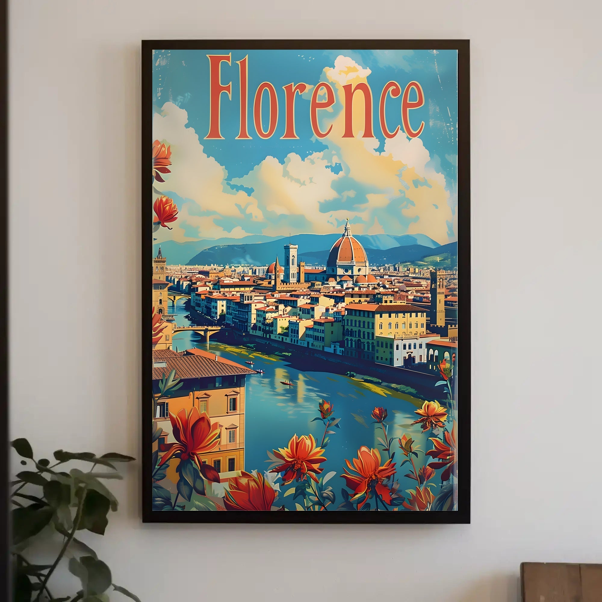 Florence Cathedral Vintage Poster