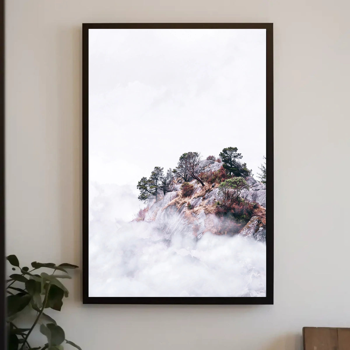 Misty Mountain Serenity Poster