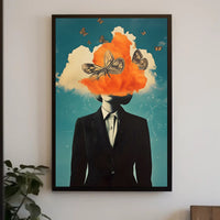 Surreal Transformation Poster Abstract Dream Wall Art