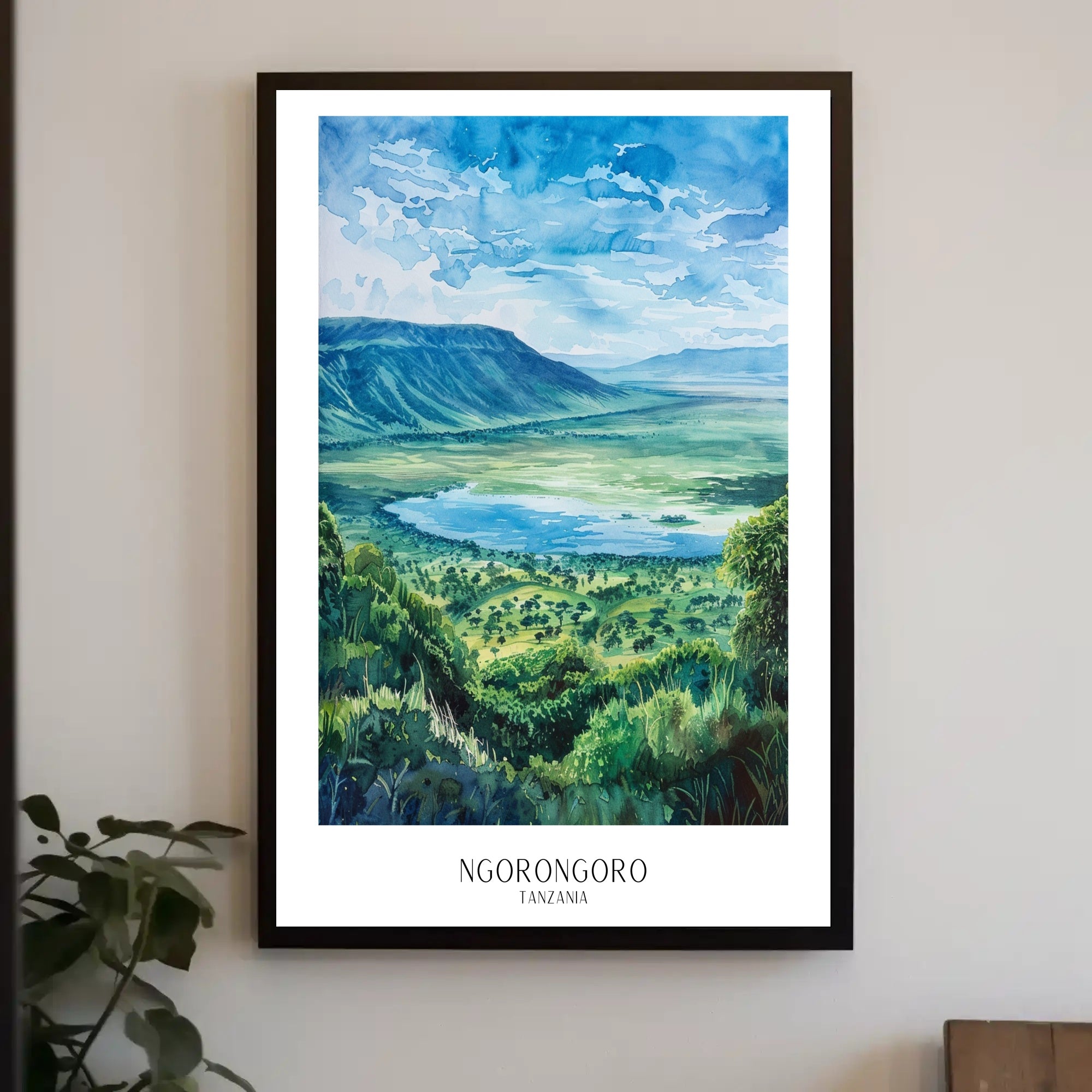 Ngorongoro Crater Poster PosterGoat