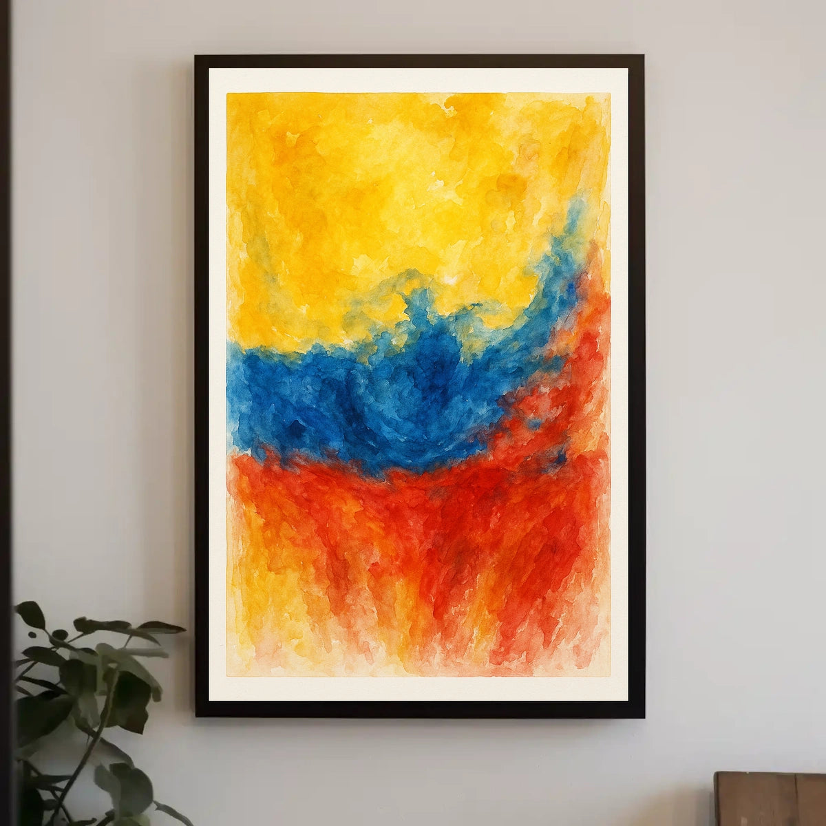 Vibrant Abstract Composition Abstract Poster