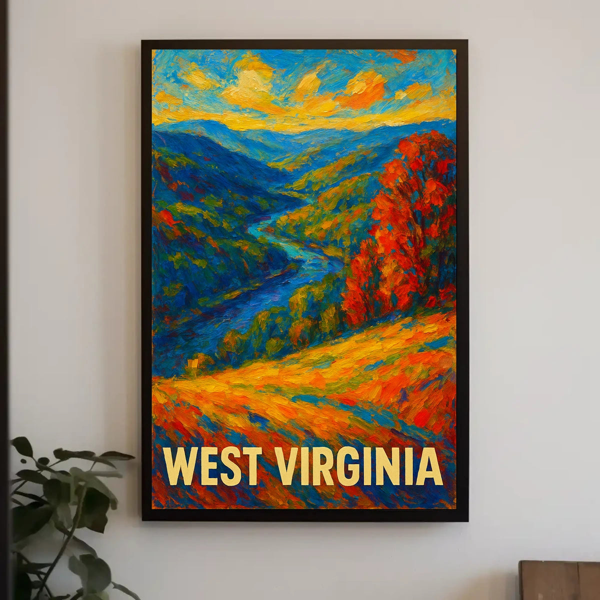 West Virginia Landscape Poster