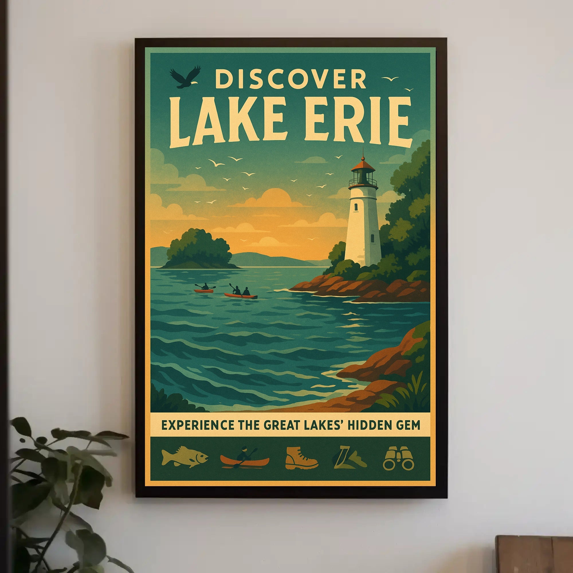 Discover Lake Erie Poster PosterGoat